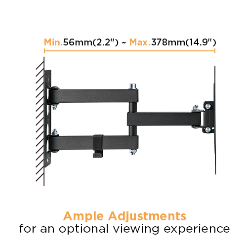 Economical Full-Motion TV Wall Mount LPA68-223 Fits Most 23"-43" TVs from china(chinese)