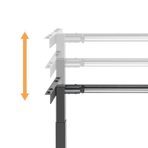 Economical Manually Adjustable Desk Frame (Standard) N08-22D Cost-Effective with Advanced Features from china(chinese)