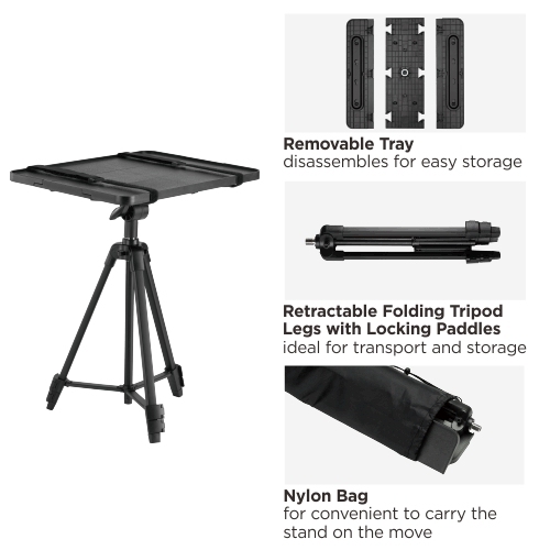 Lightweight Portable Tripod Projector Stand PRB-22P Portable and Easy-to-Assemble from china(chinese)