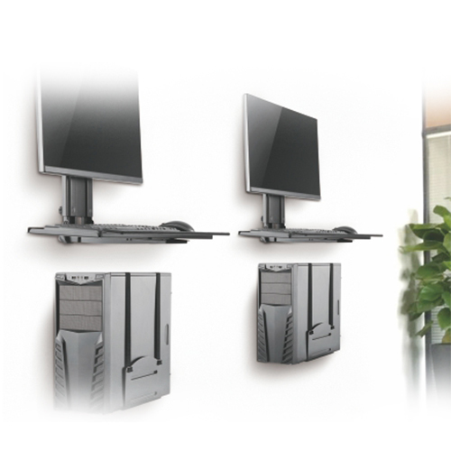 Compact Computer Wall Mount WWS03-01 For Constrained Space & High Traffic Areas from china(chinese)
