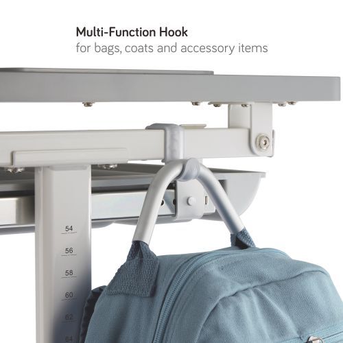 Adjustable Kids Desk and Chair Set  B301 Lockable Gas Spring Tilting Design & 45° Inclined Crossbar with Footrest from china(chinese)