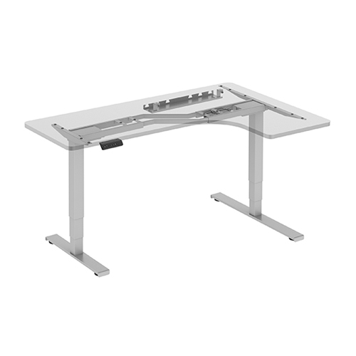 2-leg L-shaped Dual Motor Sit-Stand Desk M07-23RZL Left or Right - Made Easy! from china(chinese)
