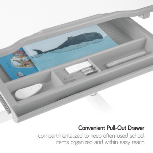 ネジロック式高さ調節可能なキッズデスクとフルバックレストチェアセット B204EDU 角度調節式可能なデスクトップ | プルアウト式式引き出し | ストレージ凹溝 | ランプスロット from china(chinese)