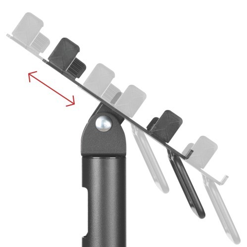 Swivel & Tilt Credit Card Terminal Stand for VeriFone VX 810 PTS-02 Securely and Invisibly Holds the Terminal in Place with Lockable Latch from china(chinese)