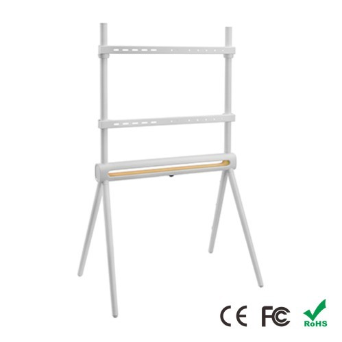 Scandinavian Easel Studio TV Floor Stand with RGB Light FS29-46F-02L Create the Ambience from china(chinese)