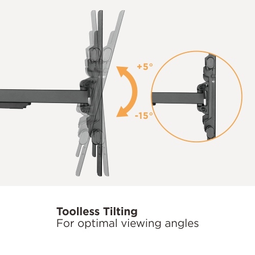 Heavy-Duty Full-Motion TV Wall Mount with Long Arm Extension LPA49-486XLD For Most 43"-90" Flat Panel and Curved TVs from china(chinese)