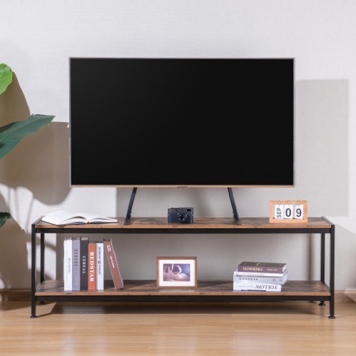 2層インダストリアル風のメディアコンソール(大) WP2002L 都市と田舎風のロフトアピールのミックス from china(chinese)