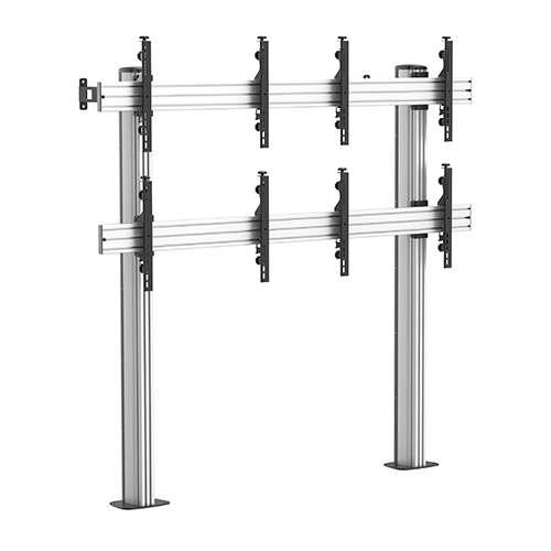 Four Screen Video Wall Bolt-Down Stand LVS02-446FB For most 45"-55" Displays from china(chinese)