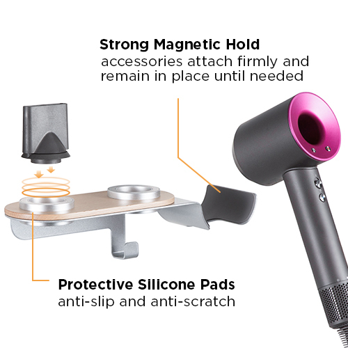 SOPORTE DE PARED MAGNÉTICO PARA SECADOR DE PELO DYSON SUPERSONIC™ HAB-03 Colocar Todo al Alcance de la Mano from china(chinese)