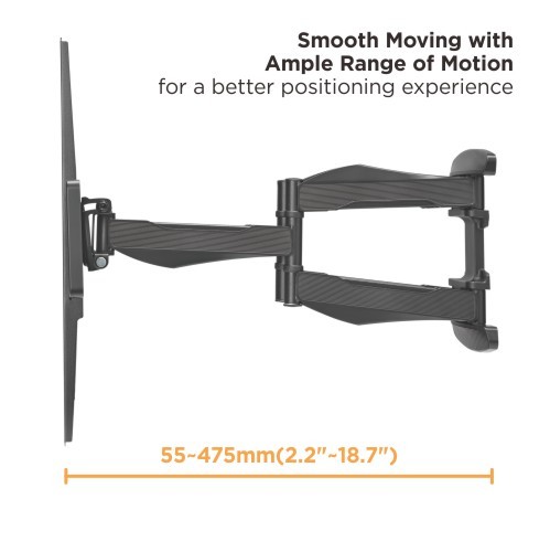 Stylish Full-Motion TV Wall Mount LPA75-446 For most 32"-70” TVs up to 45kg/99lbs from china(chinese)