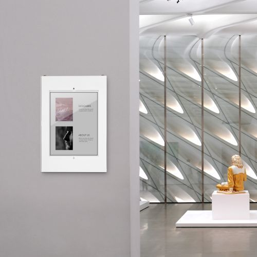 Anti-Theft Tablet Wall Mount Enclosure for 9.7" iPad 5/6 & iPad Pro (1st), 10.2" iPad 7/8/9, 10.5” iPad Air (Gen 3)/iPad Pro, 10.1" Samsung Galaxy Tab A (2019)   PAD32-01B Ideal for Trade Show, Store Display and More Public Places from china(chinese)