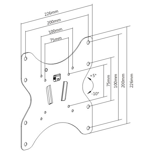 Elegant Slim Tilting TV Wall Mount LPA39-220 For most 23''-42'' LED, LCD flat panel TVs from china(chinese)