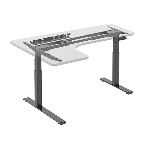 2-leg L-shaped Dual Motor Sit-Stand Desk M07-23DL Left or Right - Made Easy! from china(chinese)