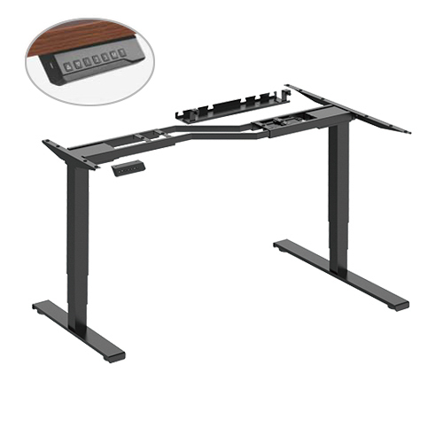 2-leg L-shaped Dual Motor Sit-Stand Desk M07-23RZL Left or Right - Made Easy! from china(chinese)