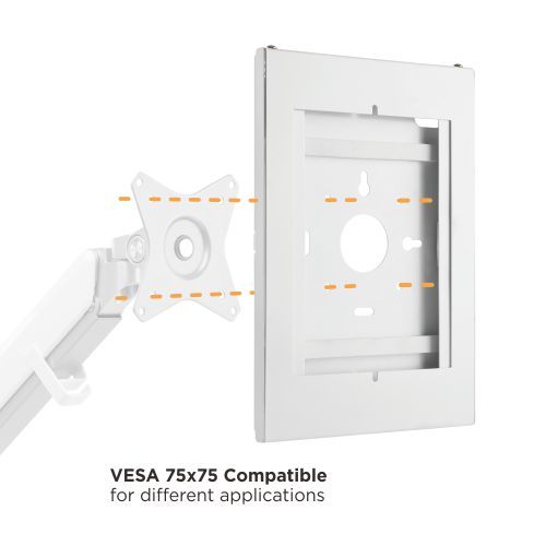 Anti-Theft Tablet Wall Mount Enclosure for 9.7" iPad 5/6 & iPad Pro (1st), 10.2" iPad 7/8/9, 10.5” iPad Air (Gen 3)/iPad Pro, 10.1" Samsung Galaxy Tab A (2019)   PAD32-01B Ideal for Trade Show, Store Display and More Public Places from china(chinese)