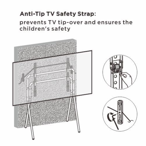 Artistic Steel Studio TV Floor Stand FS15-46F-01 A Lifestyle-Defining Artistic Stand from china(chinese)