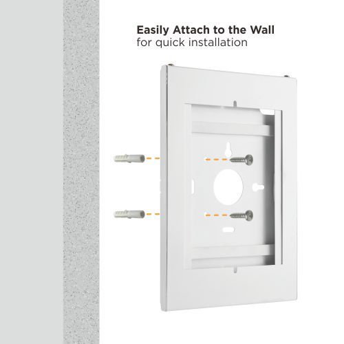 Anti-Theft Tablet Wall Mount Enclosure for 9.7" iPad 5/6 & iPad Pro (1st), 10.2" iPad 7/8/9, 10.5” iPad Air (Gen 3)/iPad Pro, 10.1" Samsung Galaxy Tab A (2019)   PAD32-01B Ideal for Trade Show, Store Display and More Public Places from china(chinese)