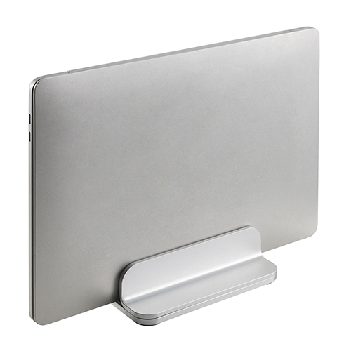 Width-Adjustable Aluminum Vertical Laptop/Tablet Holder