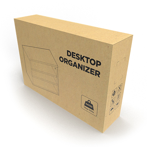Wood Space-Saving Desktop Organizer