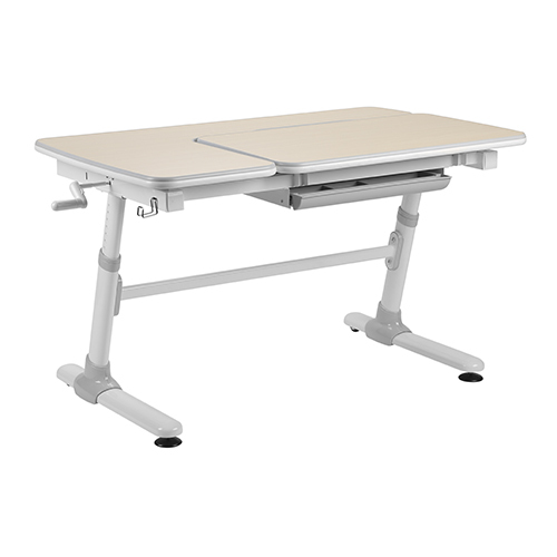 Height Adjustable Children Desk (1190x730mm/46.9"x28.7", Right Up) E502 Right Up Tiltable Desktop | Compartment Drawer from china(chinese)