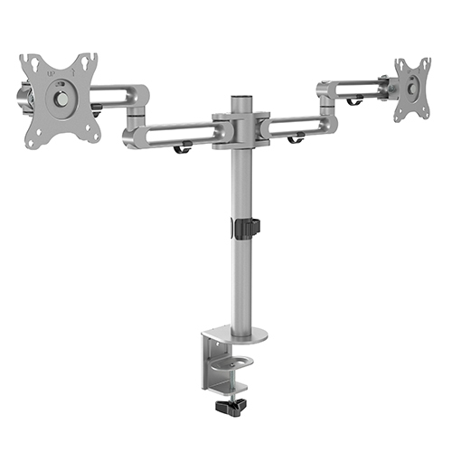 Dual Monitors Premium Aluminum Articulating Monitor Arm LDT30-C024 Combining the elegance look and ergonomics from china(chinese)
