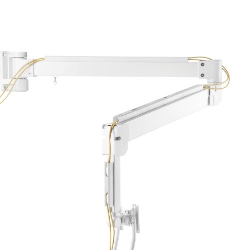 Extra Long Reach Articulated Wall-Mounted Monitor Arm LDA34-112 Perfect for Floating Flat Screen from Position to Position, even Over the Bed. from china(chinese)