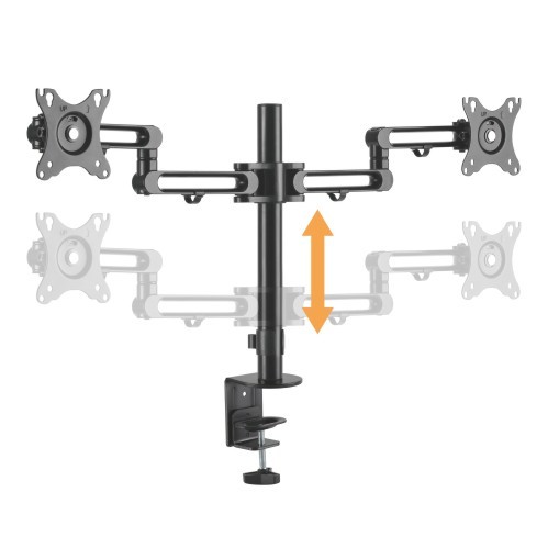 Single Monitor Premium Aluminum Articulating Monitor Arm LDT30-C012 Combining the elegance look and ergonomics from china(chinese)