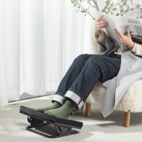 Ergonomic Tiltable Footrest with Soft Cover
