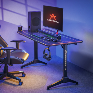 Cyberwarrior RGB Lighting Gaming Desk