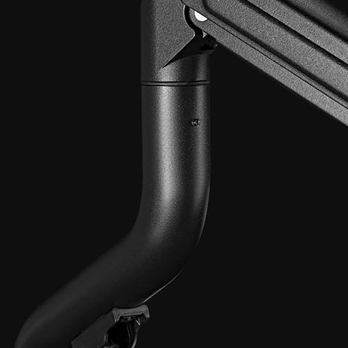 デュアルモニターパイプ型カウンターバランススプリングアシストモニターアーム LDT71-C024 ほとんどの17"~32"モニター用 from china(chinese)