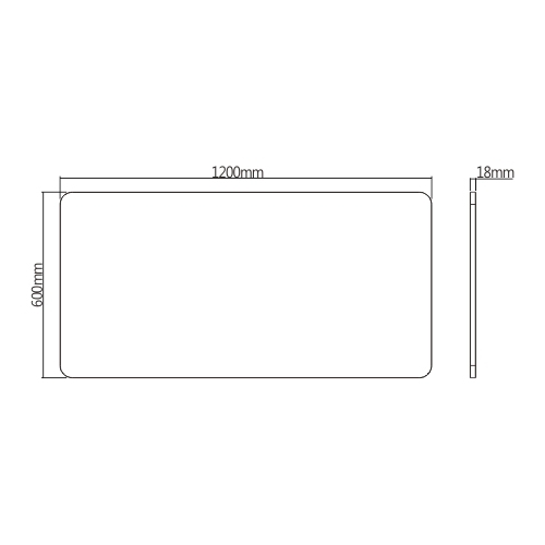 TABLERO DE MADERA ESTÁNDAR 1200X600MM TP12060R 
Perfecto para usar con Marcos de Escritorio de Pie y Sentado y otros
 from china(chinese)
