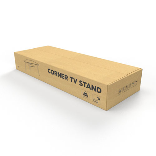 Corner TV Stand with Open Storage  FS37C-L Turns Unused Corner Living Space into an Entertainment Area from china(chinese)