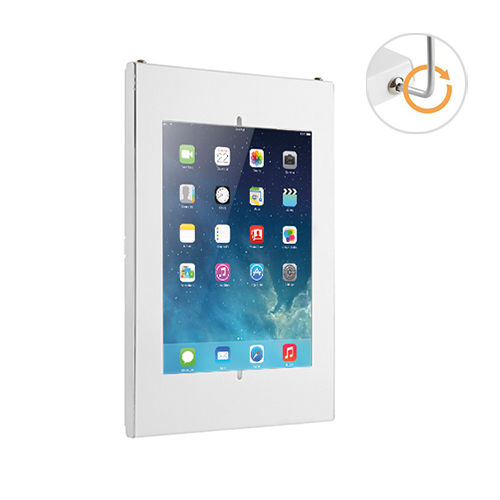 Anti-Theft Tablet Wall Mount Enclosure for 9.7" iPad 5/6 & iPad Pro (1st), 10.2" iPad 7/8/9, 10.5” iPad Air (Gen 3)/iPad Pro, 10.1" Samsung Galaxy Tab A (2019)   PAD32-01B Ideal for Trade Show, Store Display and More Public Places from china(chinese)