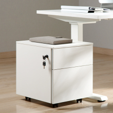 2-Drawer Wheeled Mobile File Cabinet