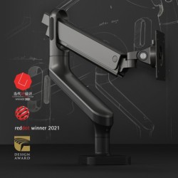 Single Monitor Premium Aluminum Spring-Assisted Monitor Arm