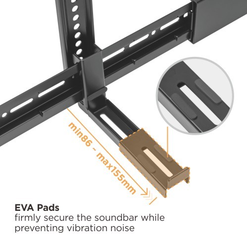 Hercules Soundbar Mount Universally Compatible SB-68 Built to be tough from china(chinese)