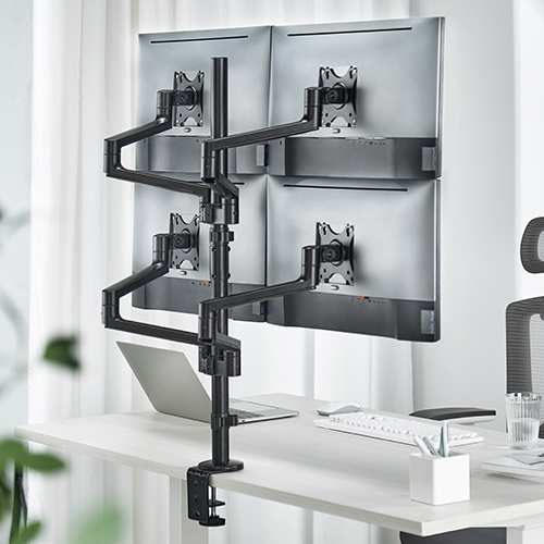 プレミアムアルミニウム関節式モニターアーム LDT72-C048 ほとんどの17"-32"モニター用 from china(chinese)