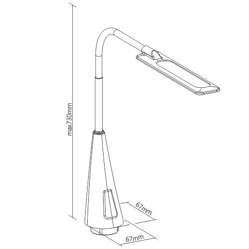 LED Desk Lamp A306C Compatible with C300 Series/C500 Series/B208/B204/B204S/B204EDU/C402/C404 from china(chinese)