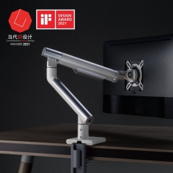 Single Monitor Premium Slim Aluminum Spring-Assisted Monitor Arm