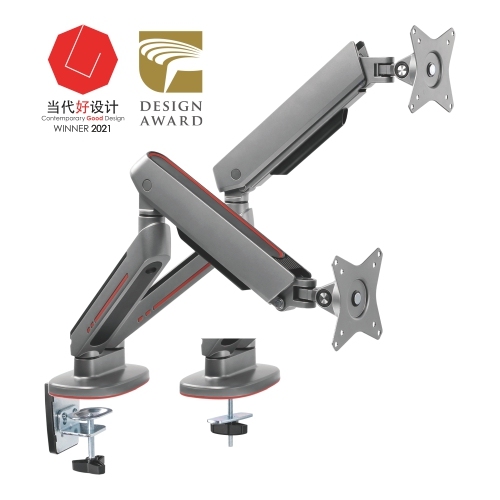 アイデンティティプレミアムデュアルモニターゲーミングモニターアーム LDT54-C024 ほとんどの17"-32"モニター用 from china(chinese)
