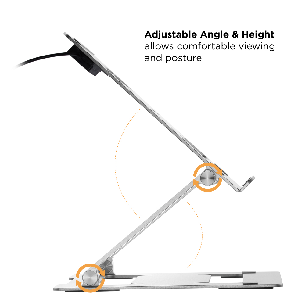 Foldable Laptop Riser with 4 USB Ports Supplier and Manufacturer- LUMI