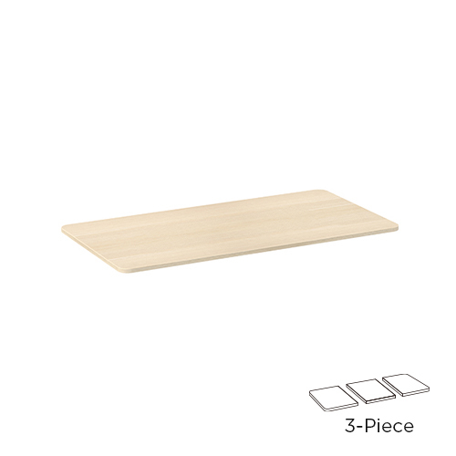 1200x600mm 3-Piece Partitioned Wood Style Table Top TP12060R-3P Perfect for use with Sit-Stand Desk and other Desk Frames from china(chinese)