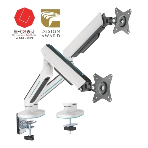 アイデンティティプレミアムデュアルモニターゲーミングモニターアーム LDT54-C024 ほとんどの17"-32"モニター用 from china(chinese)