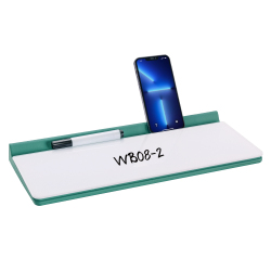 Desktop Glass Whiteboard with a Slot