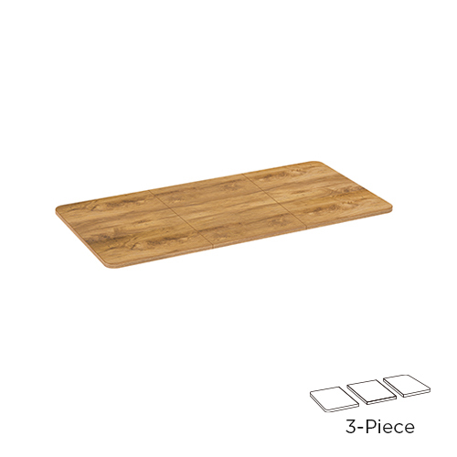 1200x600mm 3-Piece Partitioned Wood Style Table Top TP12060R-3P Perfect for use with Sit-Stand Desk and other Desk Frames from china(chinese)
