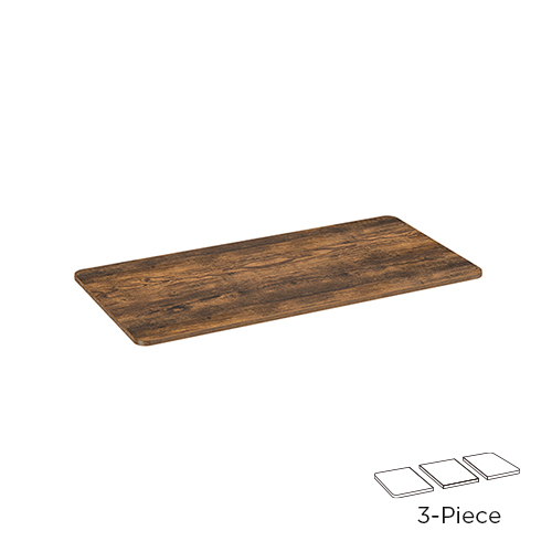 1200x600mm 3-Piece Partitioned Wood Style Table Top TP12060R-3P Perfect for use with Sit-Stand Desk and other Desk Frames from china(chinese)