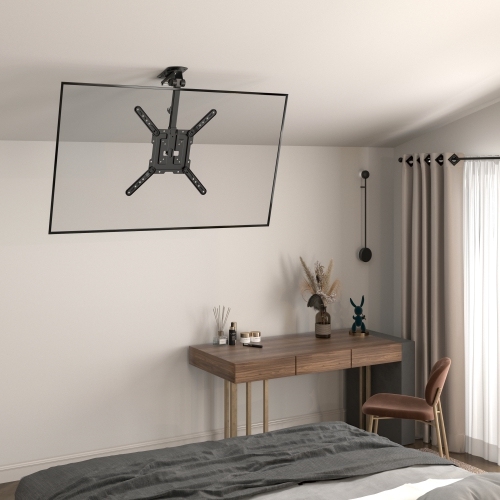 SOPORTE DE TECHO PLEGABLE ECONÓMICO LCD-CM344 Para la mayoría de los televisores de pantalla plana de 23''- 55'' from china(chinese)