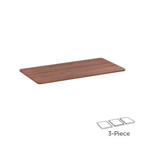 1200x600mm 3-Piece Partitioned Wood Style Table Top TP12060R-3P Perfect for use with Sit-Stand Desk and other Desk Frames from china(chinese)