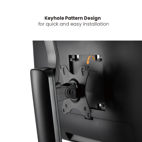 Single Screen Vertical Lift Monitor Stand With Thin Client CPU Mount LDT41-T01MP Provides a clean, neat, and space-saving mounting solution from china(chinese)