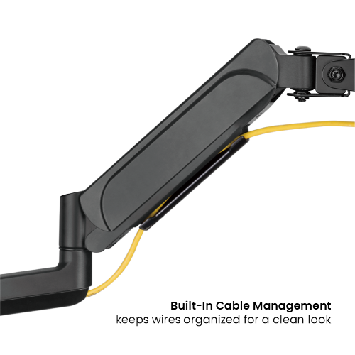  Dual Monitor Pole-Mounted Spring-Assisted Monitor Arm LDT48-C024E  For most 17"-32" Monitors from china(chinese)